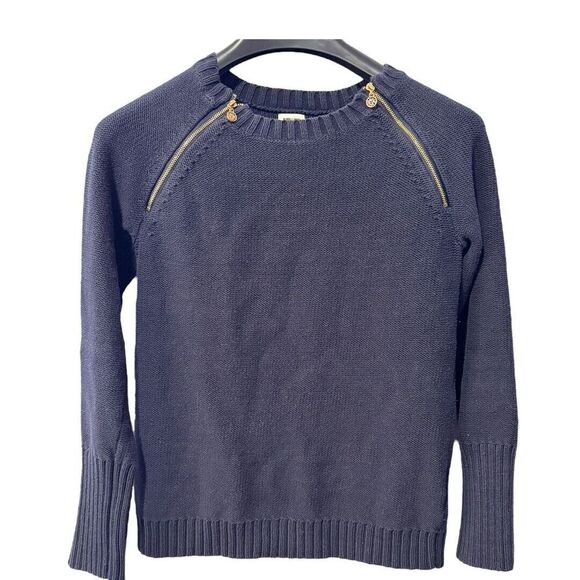 Anne Klein Sweaters - Anne Klein woman's‎ size large navy knit sweater